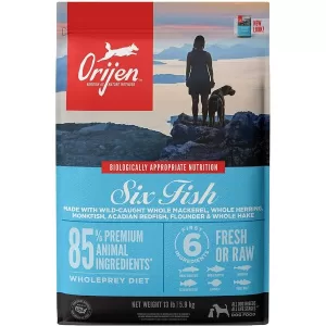 Orijen Six Fish Alimento Sin Granos De Pescados Para Perros 13lb/5.9kg