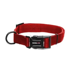 Dogline Collar Rojo de Nylon Para Perros 13"