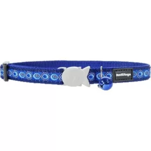Red Dingo Ribbon Cosmos Collar Azul Para Gatos 8"