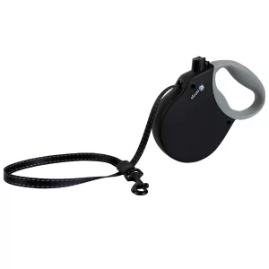 Alcott Adventure Retractable Leash Correa Negra Retractable Para Perros 16'
