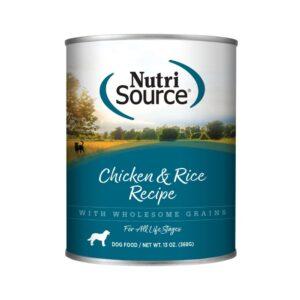 Nutrisource Chicken & Rice Alimento Humedo De Pollo Para Perros 13oz
