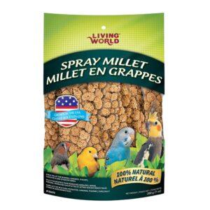 Living World Racimos De Mijo Para Aves 7oz