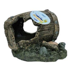 Chicos Aquatic Creations Barril Adorno Para Peceras 6"
