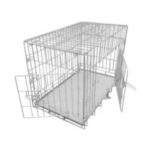 Petboy Jaula de Metal Portatil para Perros 23"x17"x17"