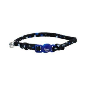 Coastal Safe Cat Collar Desmontable Redondo Black Stars para Gatos 8"