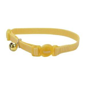 Coastal Safe Cat Collar Amarillo Separable de Nylon para Gatos 8"