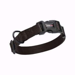 Dogline Collar Negro de Nylon Para Perros