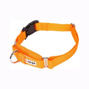 Gogo Martingale Collar Naranja De Nylon Para Perros 16"