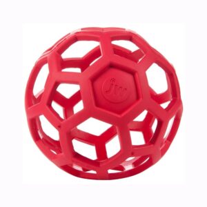Jw Hol-ee Roller Juguete Pelota Roja Para Perros 3"