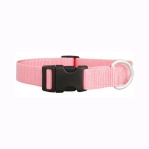 Mirage Collar Rosado De Nylon Mediano Para Perros 10"x5/8"