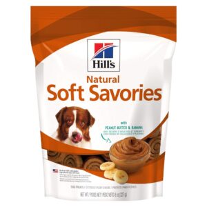 Hill's Golosinas Naturales de Mantequilla de Maní Y Plátano Para Perros 8oz
