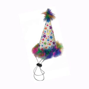 Huxley & Kent Gorro Fiesta De Cumpleaños Estrellas Para Perros 5" x 3" 