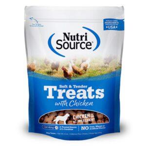 Nutrisource Soft & Tender Chicken Treats Golosinas de Pollo para Perros 6oz/170g