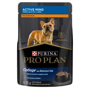 Purina Pro Plan Adult Active Mind +7 Alimento Humedo de Pollo para Perros Mayores 85grs