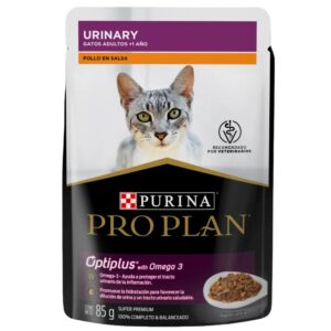 Purina Pro Plan Urinary Optiplus Alimento Humedo de Pollo para Gatos 85grs