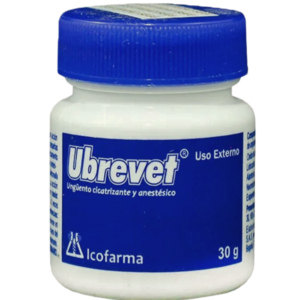Ubrevet Ungüento Antiinflamatorio y Cicatrizante para Perros y Gatos 30g