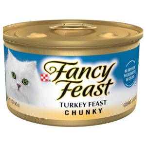 Purina Fancy Feast Pavo en Pate Alimento Humedo para Gatos 85GR