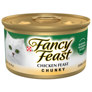 Purina Fancy Feast Chunky Chicken Alimento Humedo de Pollo en Pate para Gatos 85GR