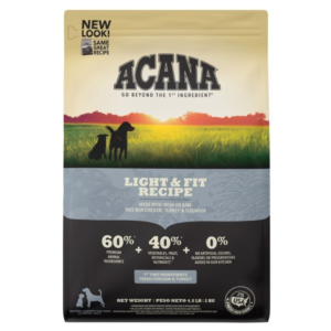 Acana Light & Fit Recipe Alimento Control de Peso para Perros 4.5lb/2kg