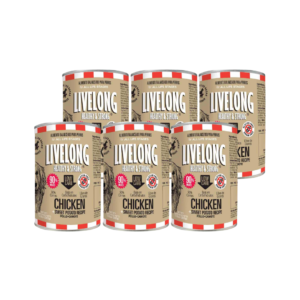 Livelong Healthy & Strong Chicken Alimento Humedo de Pollo para Perros 12.8oz (6-PACK)