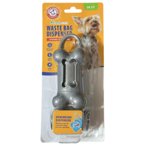 Arm & Hammer Dispensador Gris De Bolsas Para Recogida De Desechos con 1 Rollo