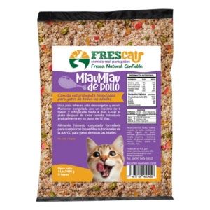 Frescat Miau Miau de Pollo Alimento Natural Sin Preservantes para Gatos 1lb
