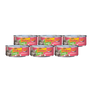 Friskies Salmon Alimento Húmedo Para Gatos De Salmon 5.5oz (6-PACK)