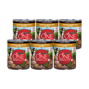 Purina One Smart Blend Adult Chicken & Brown Rice Entree Alimento Humedo de Pollo para Perros 13oz (6-PACK)