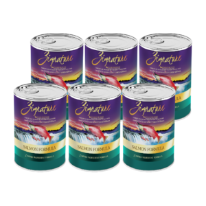 Zignature Salmon Alimento Humdo De Salmon Libre De Granos Para Perros 13 Oz (6-PACK)