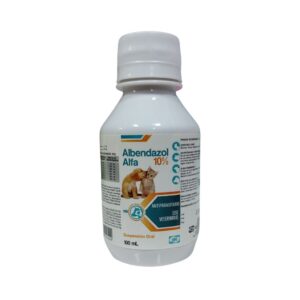 Albendazol-Alfa 10% Antiparasitario Interno para Mascotas 100ml