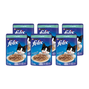 Purina Felix Atún Alimento Humedo de para Gatos 85grs 6-PACK