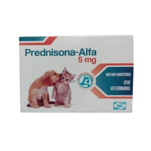 Prednisona Alfa 5mg Antialérgico Y Antiinflamatorio 10 Tabletas