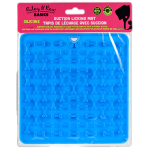 Riley & Rex Alfombrilla Cuadrada Azul de Alimentacion Lenta 7.25″