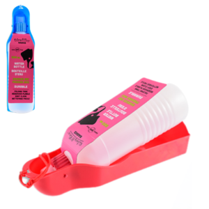 Riley & Rex Bebedero Rojo portátil para perros 500ml