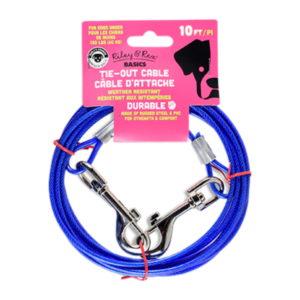 Riley & Rex Cable Azul de Amarre para Perros 10'
