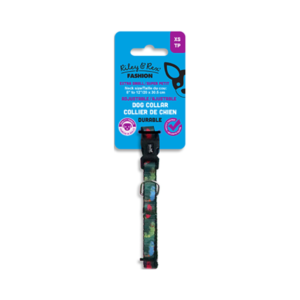 Riley & Rex Jungle Collar Nailon Lagartos para Perros 8" XS