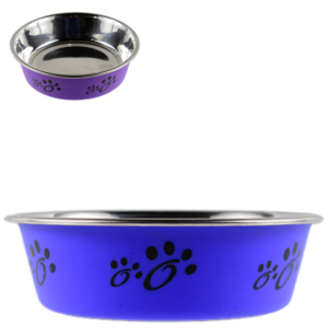 Riley & Rex Plato Azul de Acero Inoxidable para Perros 5"