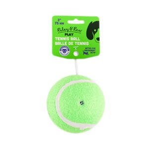 Riley & Rex Pelota de Tenis Verde para Perros 3"