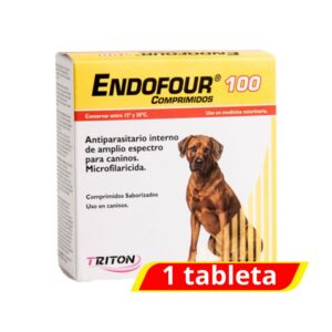 Triton Endofour 100 Antiparasitario Interno para Perros 1 Tableta