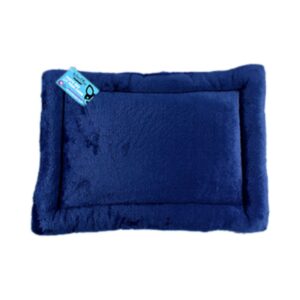 Riley & Rex Cama Plana Antideslizante Azul para Mascotas 34"