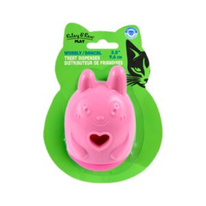 Riley & Rex Juguete Dispensador de Golosinas Rosa para Gatos 3.8"