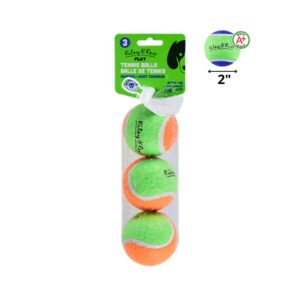 Riley & Rex Pelota de Tenis Naranja para Perros 2" 3pk