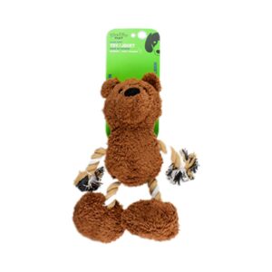 Riley & Rex Peluche Oso Chirriante con Cuerdas 12"