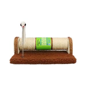 Riley & Rex Rodillo Rascador con Peluchito para Gatos 11.8"