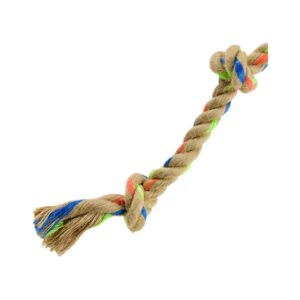 Riley & Rex Juguete Soga Anudada Crema para Perro