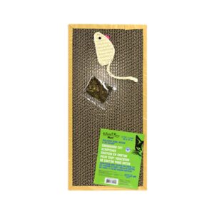 Riley & Rex Tabla Rascador con Ratoncito Tejido para Gatos 17.75"