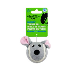 Riley & Rex Pelota de Tenis Raton para Perros 2.5"